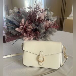 Lauren Ralph Lauren cream crossbody bag